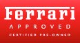 Ferrari Certified This Vehicle is Ferrari OEM Certified